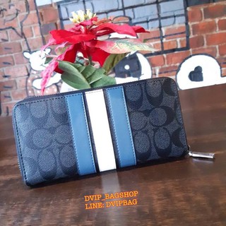 COACH F26070 MEN LONG WALLET แท้💯%