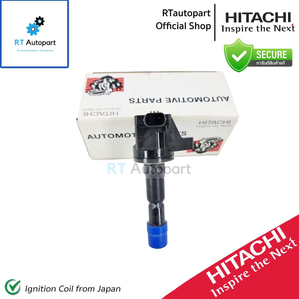Hitachi คอยล์จุดระเบิด Honda City ZX Jazz GD **เฉพาะรุ่น VTEC** ปี03-08 / คอยล์ คอยล์หัวเทียน / ICH1