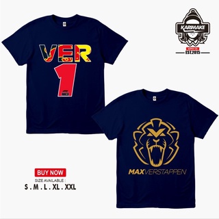 เสื้อยืดพิมพ์ลายprintingเสื้อยืด ลาย Racing F1 REDBULL RED BULL MAX VERSTAPPEN 33 V3S-4XL