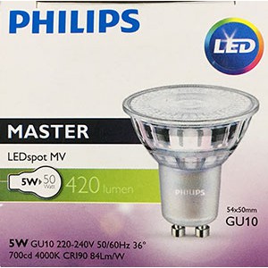 Philips Master LED GU10 5W Dimmable