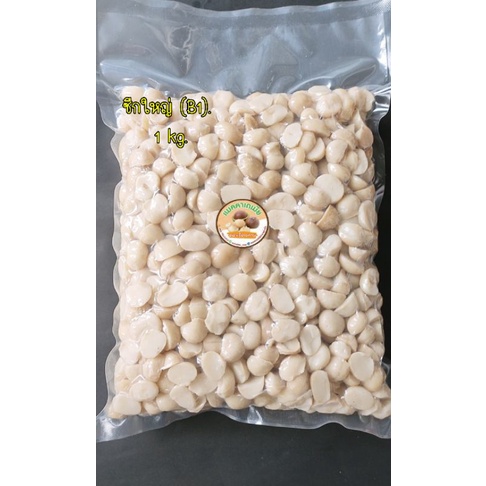 แมคคาเดเมีย อบพร้อมทาน ซีกใหญ่(B1) -1kg.