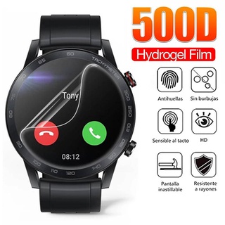 ฟิล์มไฮโดรเจลกันรอยหน้าจอ 500D HD สําหรับ Huawei GT2 GT3 GT2e 42 มม. 43 มม. 46 มม. Pro Huawei GT 2 3 2E 46 มม. Runner watch 3 Pro 48 มม. Honor magic 2 46 มม.