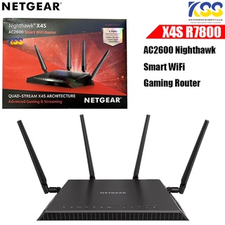 Netgear X4S Smart WiFi Gaming Router AC2600 รุ่น R7800 ความเร็ว Gigabit 10/100/1000Mbps