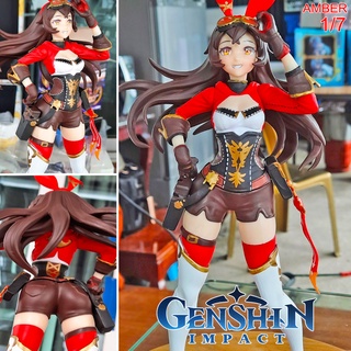 Genshin Impact เก็นชินอิมแพกต์ Amber แอมเบอร์ Honkai ฮงไกอิมแพ็ค Gliding Champion Knights of Favonius Figure มังงะ โมเดล