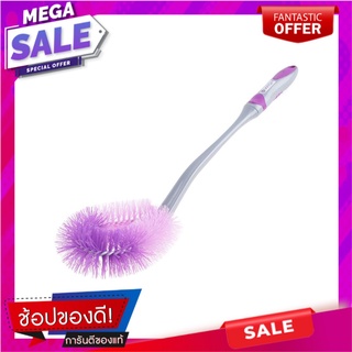 แปรงล้างสุขภัณฑ์ BE WISH SIMPLY สีม่วง/เทา แปรงทำความสะอาด TOILET BRUSH BE WISH SIMPLY PURPLE/GREY อุปกรณ์ทำความสะอาด