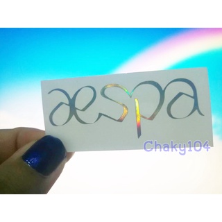 พร้อมส่ง! Sticker Hologram  AESPA  *มีเก็บเงินปลายทาง*