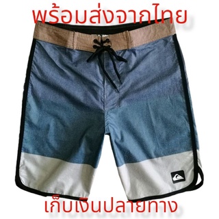 พร้อมส่ง Quiksilver กางเกงขาสั้น ใส่ว่ายน้ำ เดินชายหาด ผ้าแห้งไว สำหรับผู้ชาย AA10