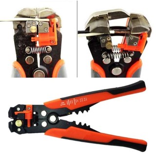 Telecorsa คีม ปอก ตัด ย้ำสายไฟและสายเคเบิ้ล อเนกประสงค์ 5in1 Automatic Wire Stripper รุ่น AutoWireStripper-07a-Intex