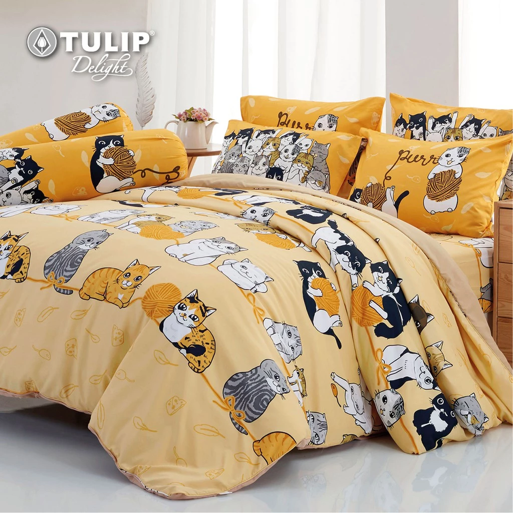 ชุดผ้าปูที่นอนผ้านวม TULIP Delight ลายทูนหัวของบ่าว DLC079 thumbnail 3