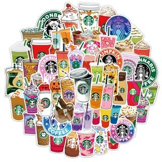 50 ชิ้น / ชุด ❉ สติกเกอร์ Starbucks Series 01 ❉ สติกเกอร์แฟชั่น ลาย Mixed Doodle DIY