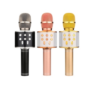 โปรโมชั่น : ไมโครโฟน ลำโพงบลูทูธ WSTER WS-858 คละสี ร้องคาราโอเกะได้ เปลี่ยนเสียงได้ 5 เสียง พร้อมฟังก์ชั่นหลกหลายรูปแบบ น้ำหนักเบา