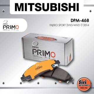 (ประกัน 1 เดือน) ผ้าเบรคหลัง/ดิสเบรคหลัง MITSUBISHI PAJERO SPORT 2WD/4WD ปี 2014 มิตซุบิชิ ปาเจโร่ / DPM-468 / Compac...