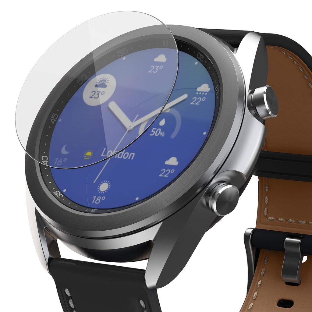 Ringke Screen Protector for Galaxy Watch 42mm Galaxy Watch 3 41mm Tempered Glass Screen Protector De