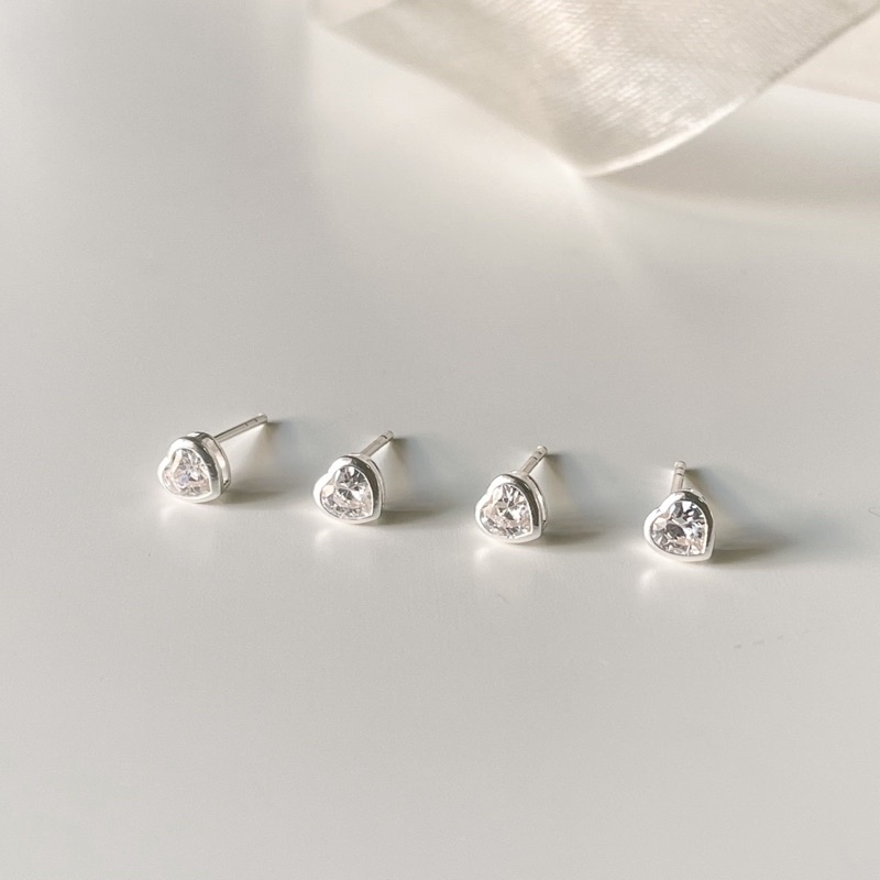 Yourdays/thick heart earrings