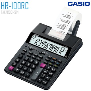 เครื่องคิดเลข Casio 12 หลัก HR-100RC แบบพิมพ์ - อิ้งโรลล์