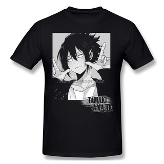 [S-5XL]เสื้อยืดคอกลม แขนสั้น ผ้าฝ้าย พิมพ์ลาย Tamaki Amajiki Boku My Hero Academia พลัสไซซ์