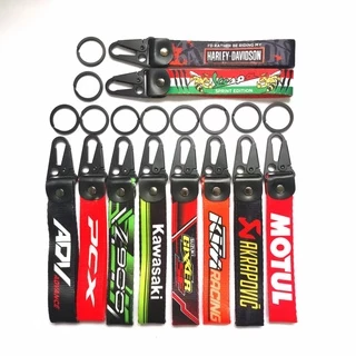 พวงกุญแจรถจักรยานยนต์ ป้องกันการสูญหาย อุปกรณ์เสริม สําหรับ Honda ADV PCX MOTUL JDM AKRAPOVIC