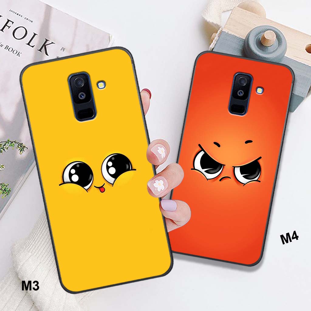 เคส Samsung A6 PLUS / A6+ / J8 พิมพ์ลายแสดงออกสุดน่ารัก บุคลิกสุด