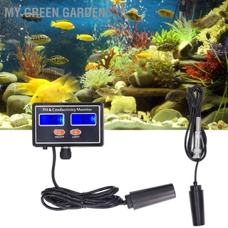 My Green Garden เครื่องตรวจจับค่า Ph Ec ไฟแบ็คไลท์ ความแม่นยําสูง หน้าจอดิจิทัล Eu 220V