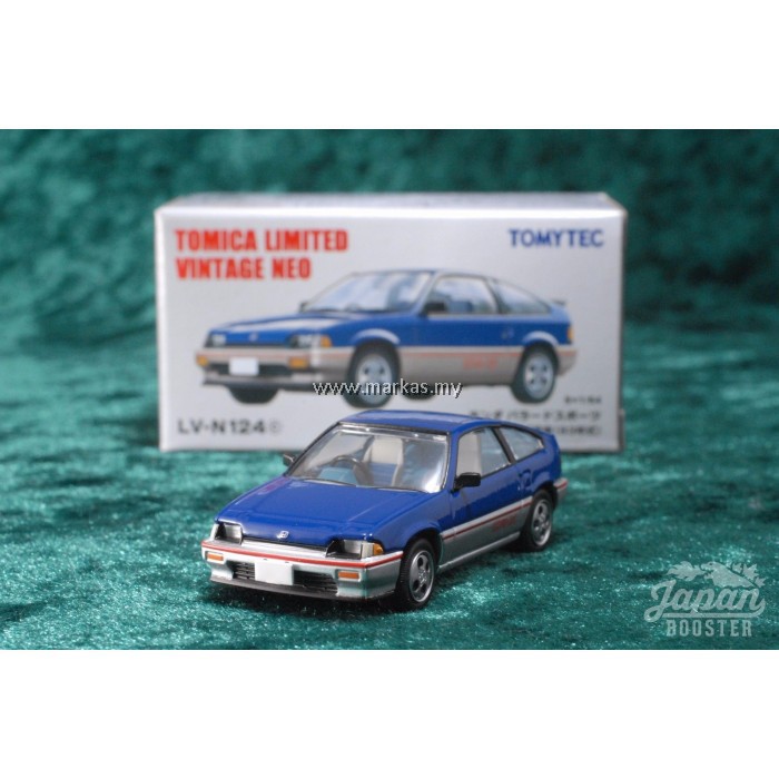 TOMICA LIMITED VINTAGE NEO LV-N124C HONDA BALLADE SPORTS CR-X 1.5I สีฟ้า