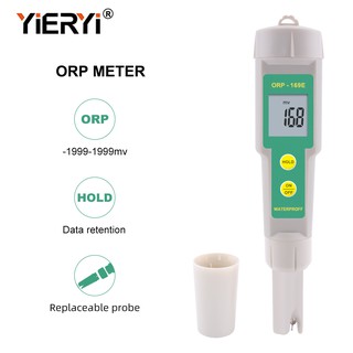 เครื่องทดสอบ ORP รุ่น 169E ระดับมืออาชีพ เครื่องทดสอบศักยภาพรีดอกซ์ กันน้ำ สำหรับสระว่ายน้ำ การบำบัดน้ำ