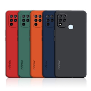 Casing Official Original Silicone Full Soft Camera Protection Case Infinix HOT 10 Play 11 11S 9 10i 10T 10S Cover