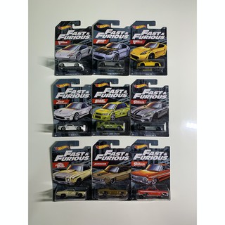 Hot wheels Basic car 1:64 FAST&amp;FURIOUS 2,3,4,5,6,7 FAST AND FURIOUS