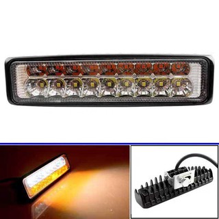 เเพค 1 ชิ้น สว่างตาเเตก! LED SPOT BEAM US 54Wไฟสปอร์ตไลท์2สี ปรับได้ 10สเตป สว่างมาก 12V-24V เเสงสีขาว-สีส้ม