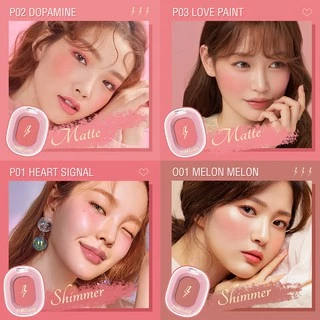 Pinkflash Ohmyhoney บลัชออน แบบฝุ่น เนื้อแมตต์ ติดทนนาน สไตล์เกาหลี 11 สี สำหรับนักศึกษาและพนักงานออฟฟิศ
