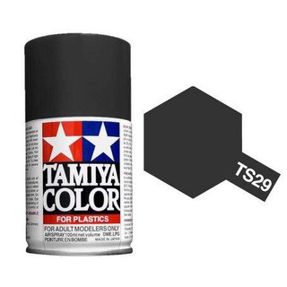 สีสเปรย์ TAMIYA TS-29 Semi Gloss Black (100 ml)