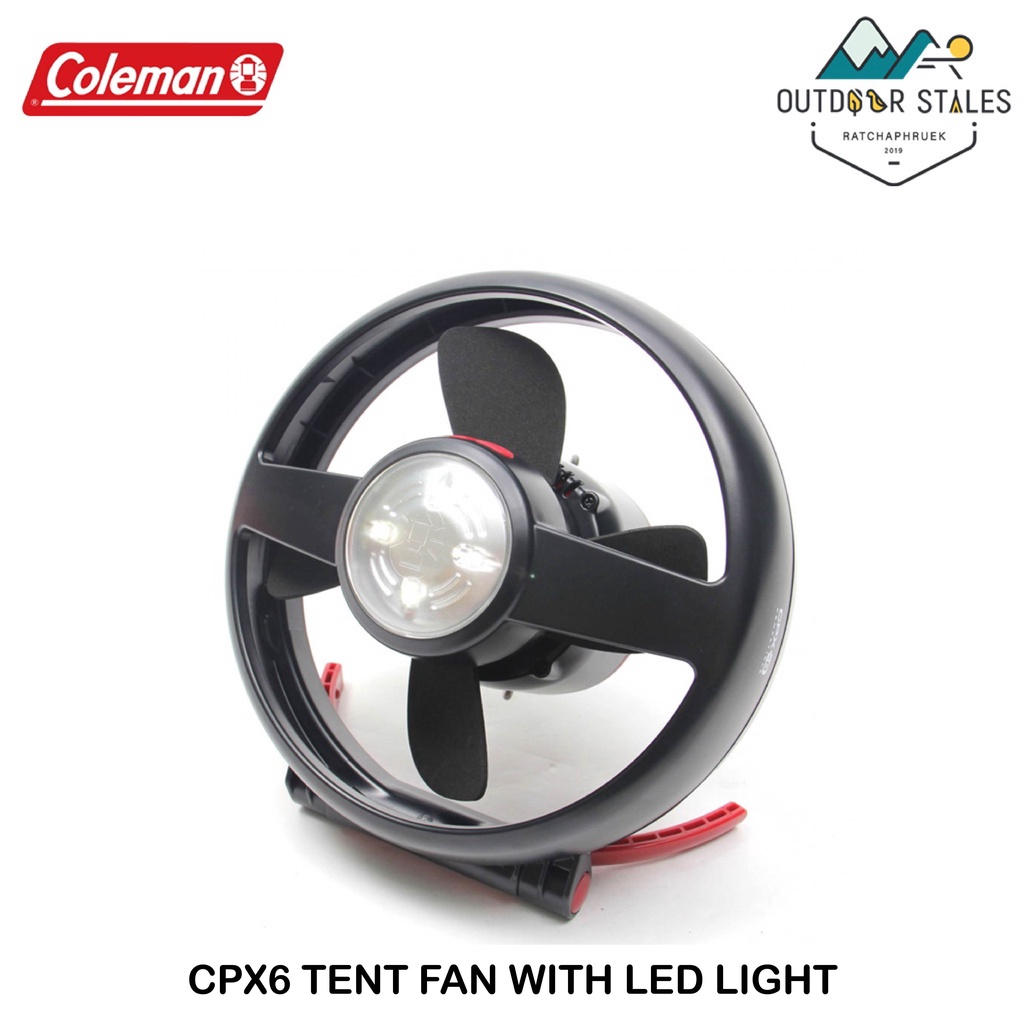Coleman JP CPX6 TENT FAN WITH LED LIGHT