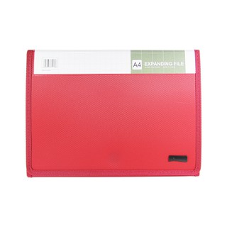 แฟ้มหีบเพลง  COMIX  KF-4313NJ  A4   สีแดง (PC)