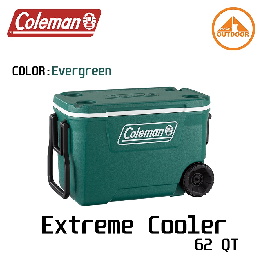 Coleman 62QT Wheel Xtreme Cooler #Evergreen 200037236