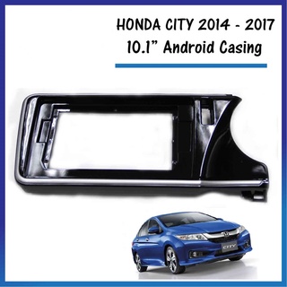 EZframe เคสกรอบเครื่องเล่นสําหรับ for Honda City 2014-2017 10.1 " Android Mp5 Player Casing frame