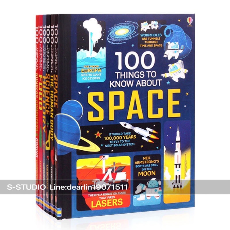 Award Winner Usborne 100 Things to Know about 6 books set
