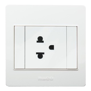 ชุดเต้ารับเดี่ยวมีกราวด์ 3 ขา HACO M3N-E10 SET SINGLE SOCKET 3P M3N-E10 HACO