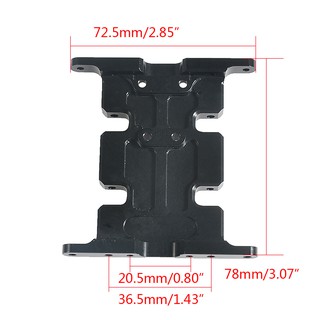 1 / 10 แผ่นอลูมิเนียมคุณภาพสูงสำหรับ 1 : 10 AXIAL SCX 10 RC Crawler