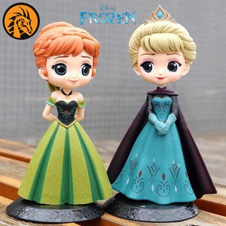 🔥พร้อมส่ง แพ็คคู่🔥โมเดล Qposket เจ้าหญิง Disney Frozen เอลซ่า &amp; แอนนา ขนาดใหญ่ 18 ซม. เกรดพรีเมี่ยม งานสวยมาก น่ารักสุดๆ