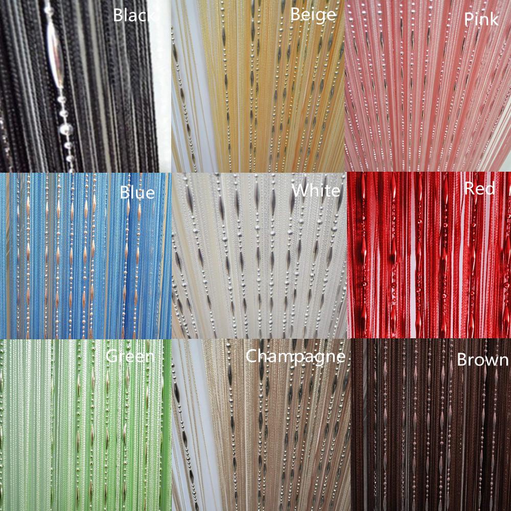 Wonda 1 เมตร X 2 เมตร ผ้าม่าน คริสตัล แก้วน้ําค้าง หยดโซ่ ลูกปัด หน้าต่าง - รูปที่ 2