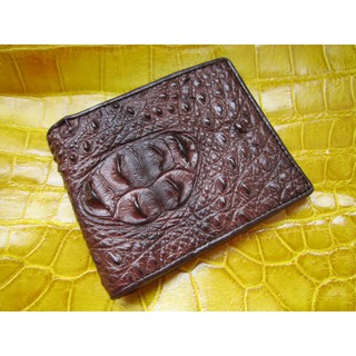 crocodile/alligator wallet  กระเป๋าสตางค์ชายCrocodile Wallet Alligator Wallets → Genuine Croc Leather Wallets