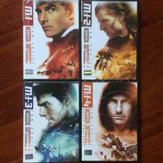 Mission Impossible 1-4 (DVD)/ฝ่าปฏิบัติการสะท้านโลก 1-4 (ดีวีดี 2 ภาษา)