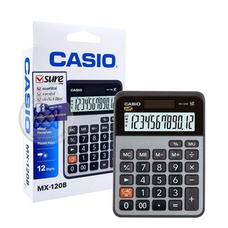 Casio MX-120B เครื่องคิดเลขตั้งโต๊ะ 12หลัก ของแท้รับประกัน2ปี