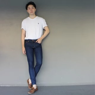 Golden Zebra Jeans กางเกงยีนส์ชายเอวผ้ายืดสีดำไซส์เล็กไซส์ใหญ่(เอว28-44) #447BK