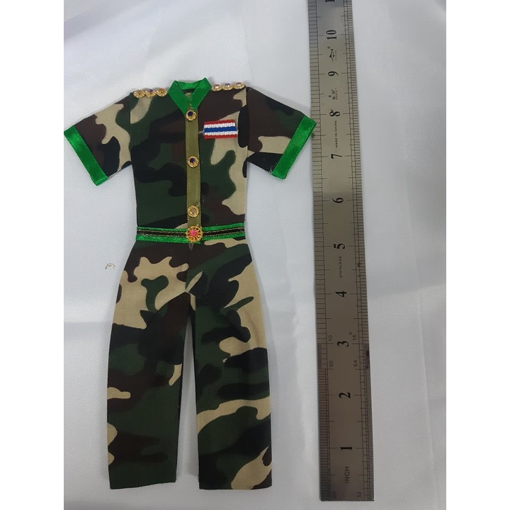 ชุดทหารคอปกแขนสั้น ขายาว ไอ้ไข่ สำหรับแก้บนบูชา - รูปที่ 3