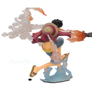 Anime Figure Toys One Iece Monkey D Luffy Figuarts Zero Battle Ver Rubber Rubber S Red Hawk Vc Action Figure Toys Gift ราคาท ด ท ส ด