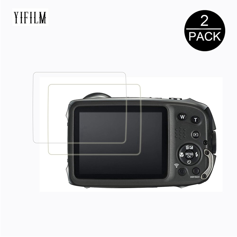 ฟิล์มกันรอยหน้าจอ LCD 2 ชิ้นสำหรับ Fujifilm FinePix XP 130