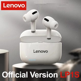 Lenovo LP1S TWS หูฟังไร้สาย IPX4 กันน้ำลดเสียงรบกวน HD โทรในหูไมค์ในตัวหูฟังกีฬา