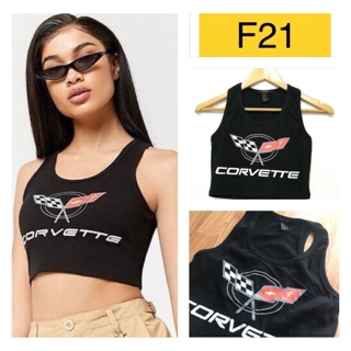 🌈🌺New‼️🌺🌈Forever 21🌺💕เสื้อกล้ามทรงครอป🌺💕