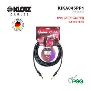 KLOTZ  CABLE  KIKA045PP1 CCABLES  JACK GUITAR 4.5 METERS Made in Germany