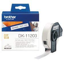 Brother DK-11203 - ป้ายแฟ้มโฟลเดอร์ 17mm x 87mm